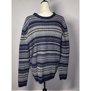 Eddie Bauer Men's XL Tall Wool Blend Sweater 90s 80s Vintage Pullover